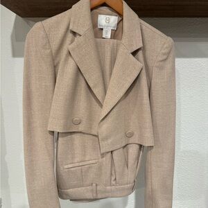 House of Harlow pant and cropped blazer set size Small